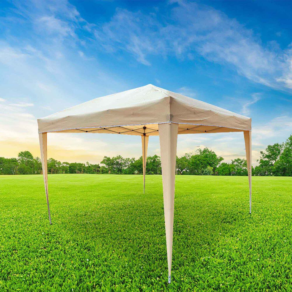 Toldo Terraza 3x3 M Reforzado Con Bolsa De Transporte Beige image number 1.0