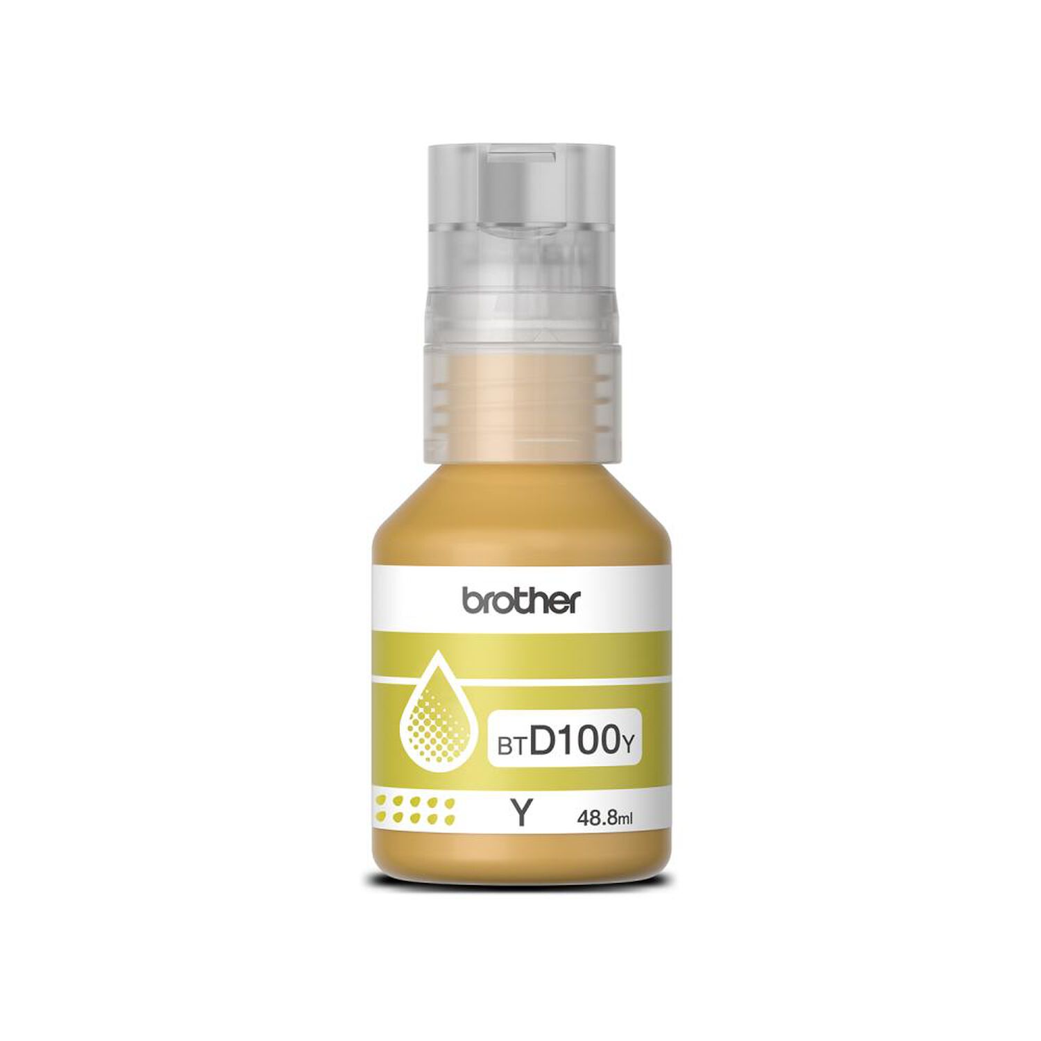 Tinta Brother BTD100Y Yellow image number 1.0