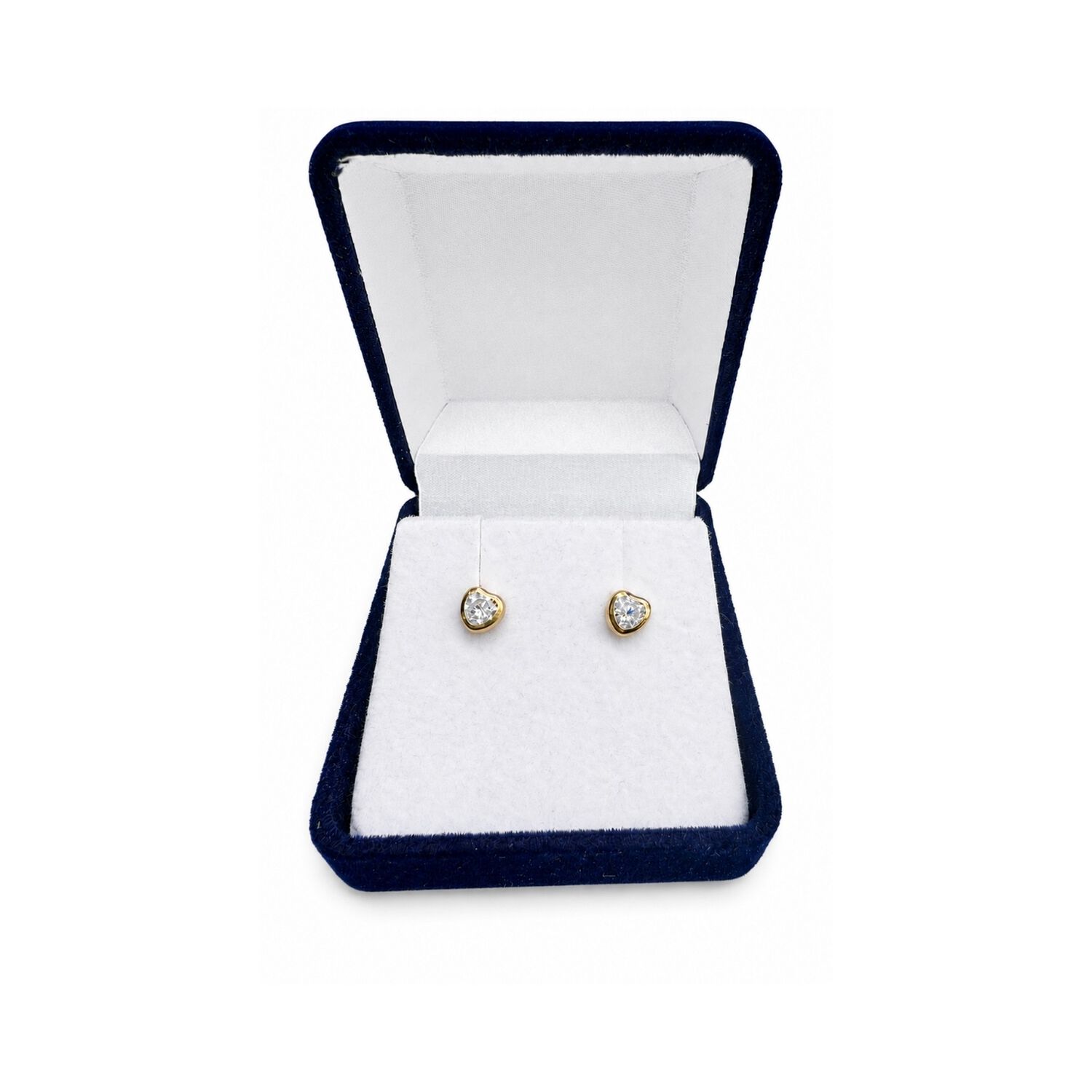 Aros Abridores Coraz&oacute;n 5mm Oro 18k Circ&oacute;n Beb&eacute; Ni&ntilde;a image number 3.0