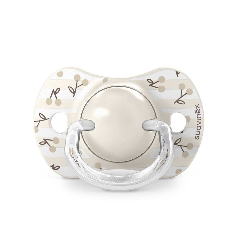 Chupete Sx Pro Fisiol&oacute;gico Silicona 0/6m 2u Birdies Beige image number 3.0