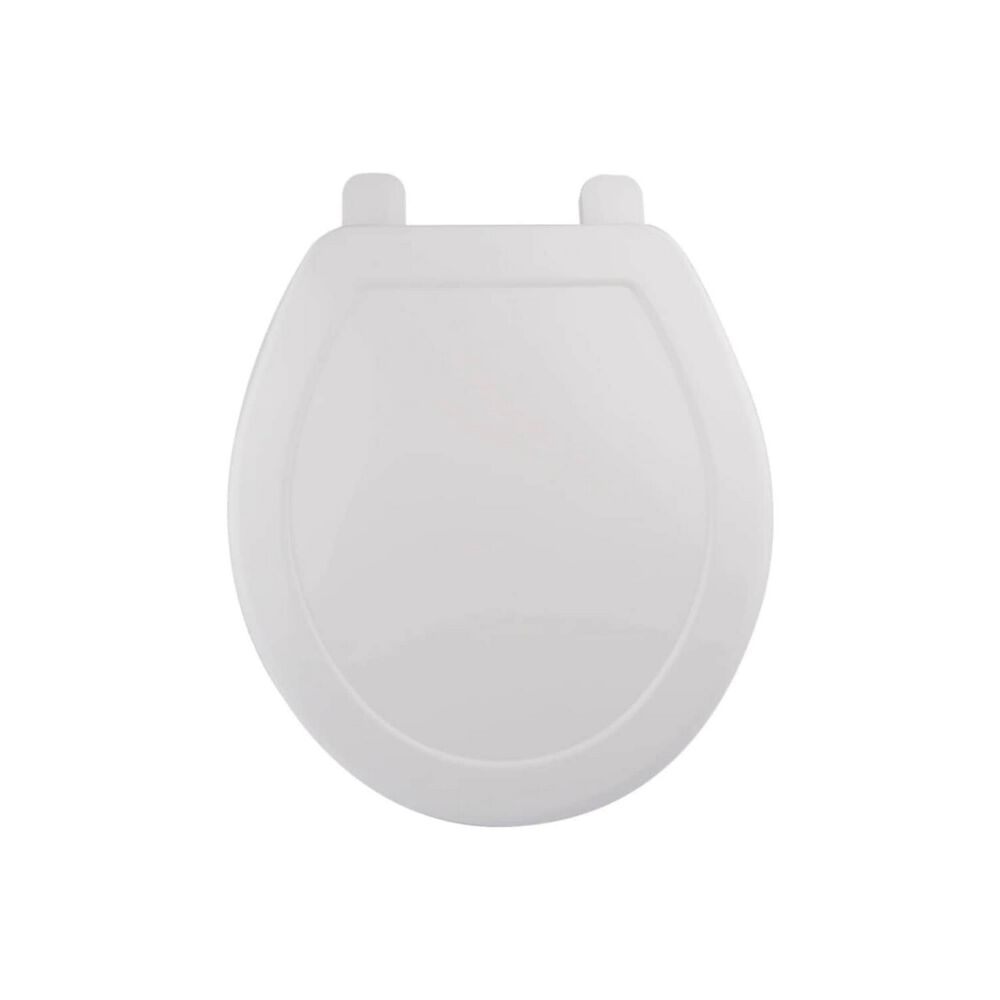 Tapa Baño Wc Asiento Inodoro Redondo Universal 42x39x4 Cm Blanco image number 1.0