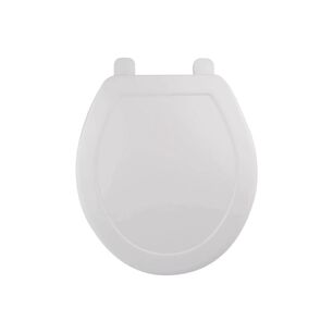 Tapa Ba&ntilde;o Wc Asiento Inodoro Redondo Universal 42x39x4 Cm Blanco
