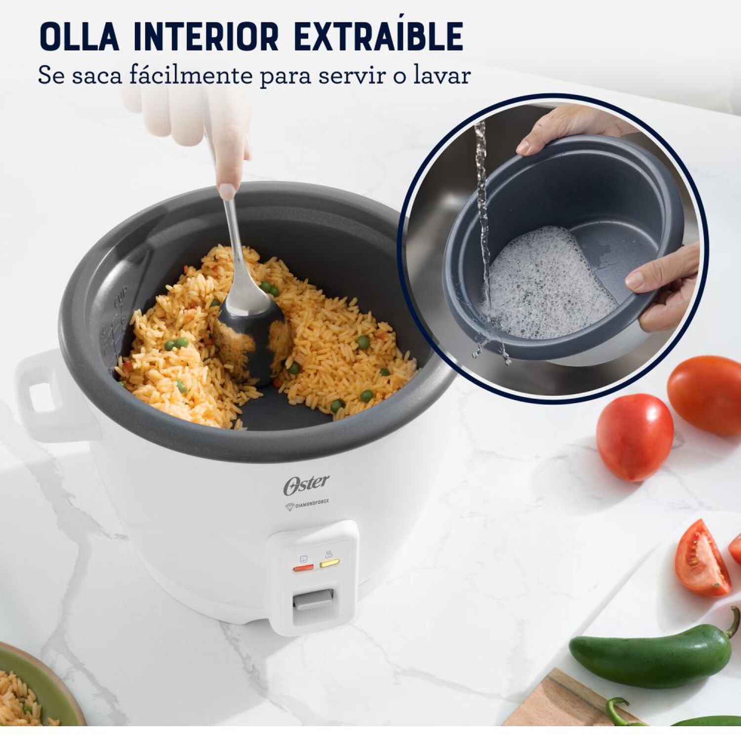 Arrocera Oster CKSTRCB7DFWHT-052 / 1.7 Litros image number 9.0