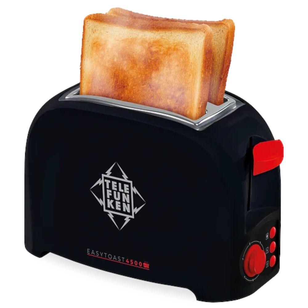 Tostador De Pan Eléctrico 900w Easy Toast 4500 Black (3en1) image number 0.0