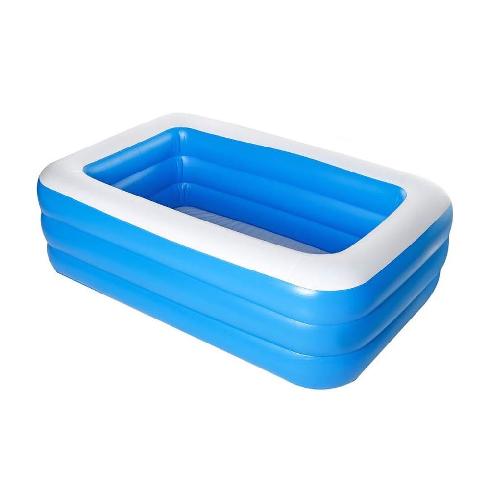 Piscina Inflable Alberca Azul 3 Capas 210x140x60cm image number 0.0