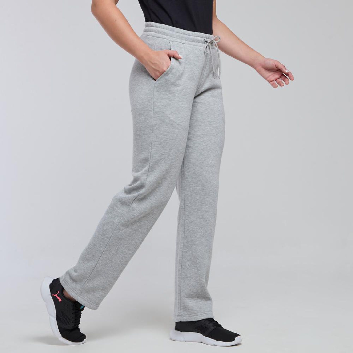 Pantal&oacute;n De Buzo Deportivo Slim Tiro Alto Regular Mujer Wetland image number 2.0