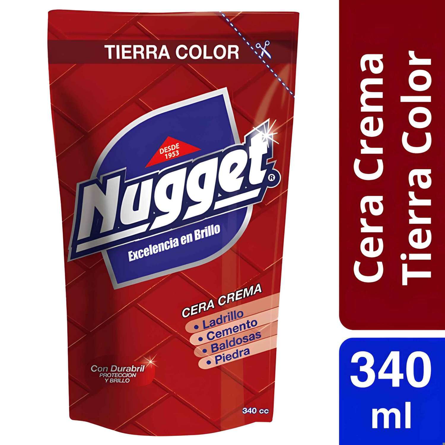 Cera Para Pisos En Crema Doypack 340ml Tierra - Nugget image number 0.0