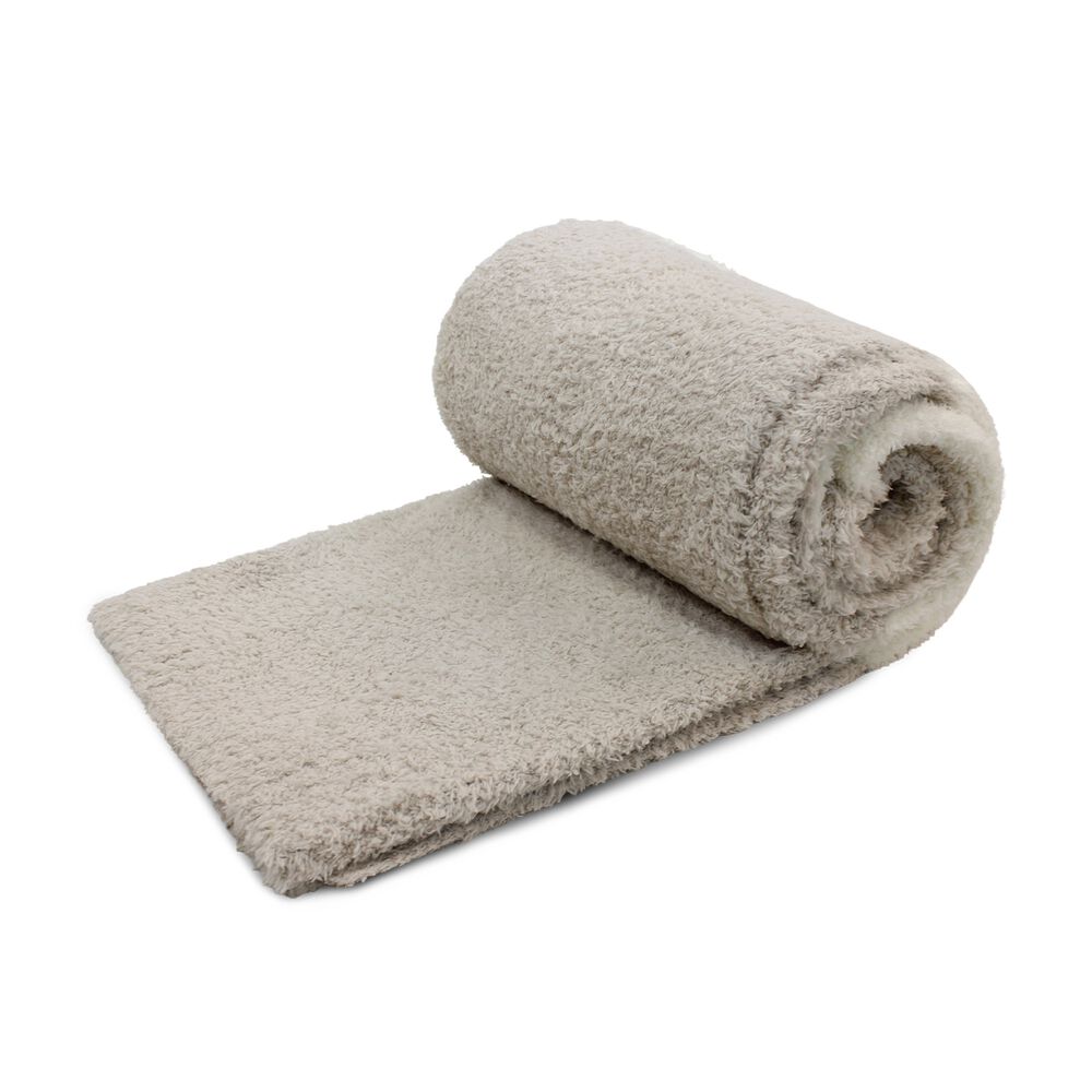 Manta De Franela Nautica 127x152 Fluffy Suavidad Superior Taupe image number 4.0