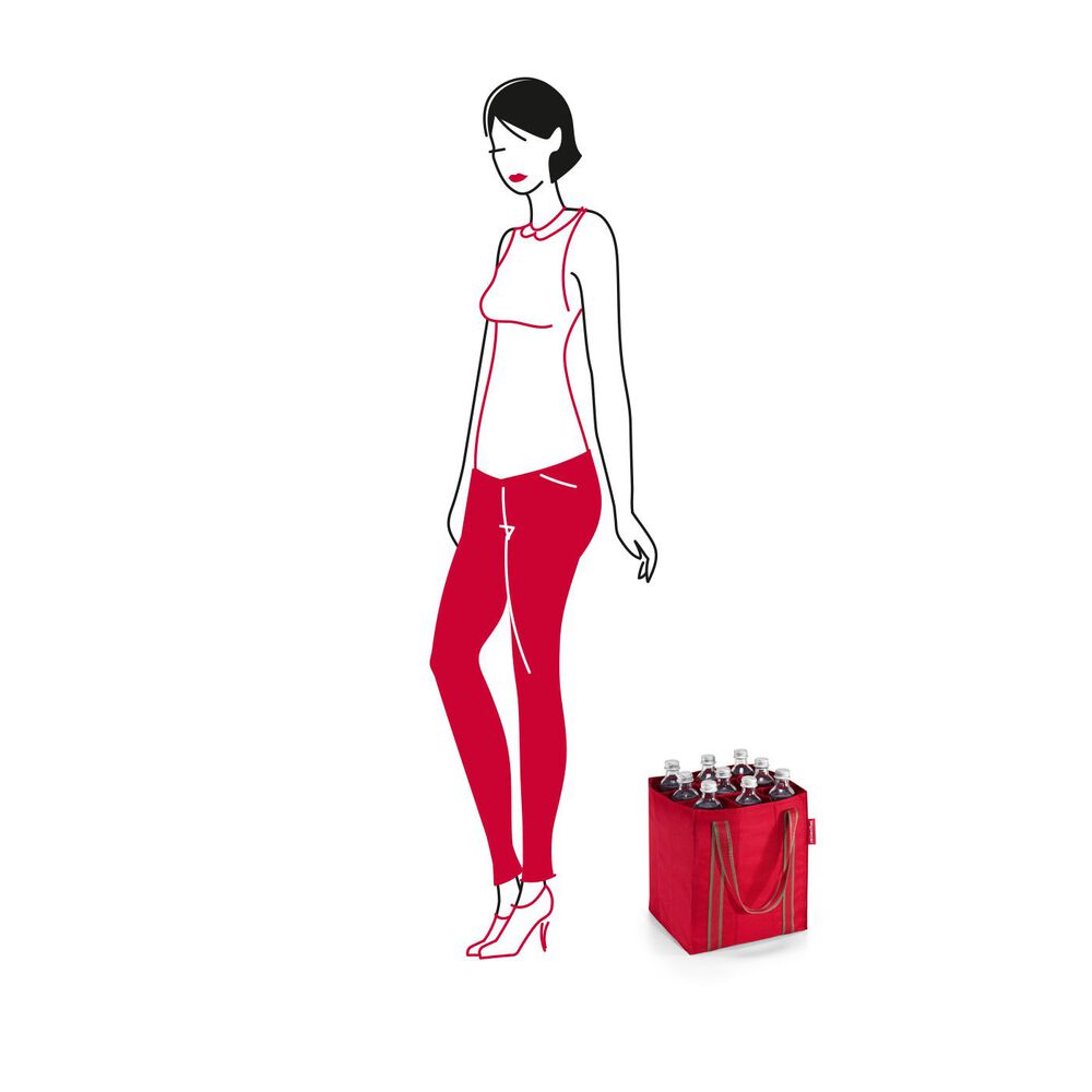 Bolsa Porta Botellas - Red image number 4.0