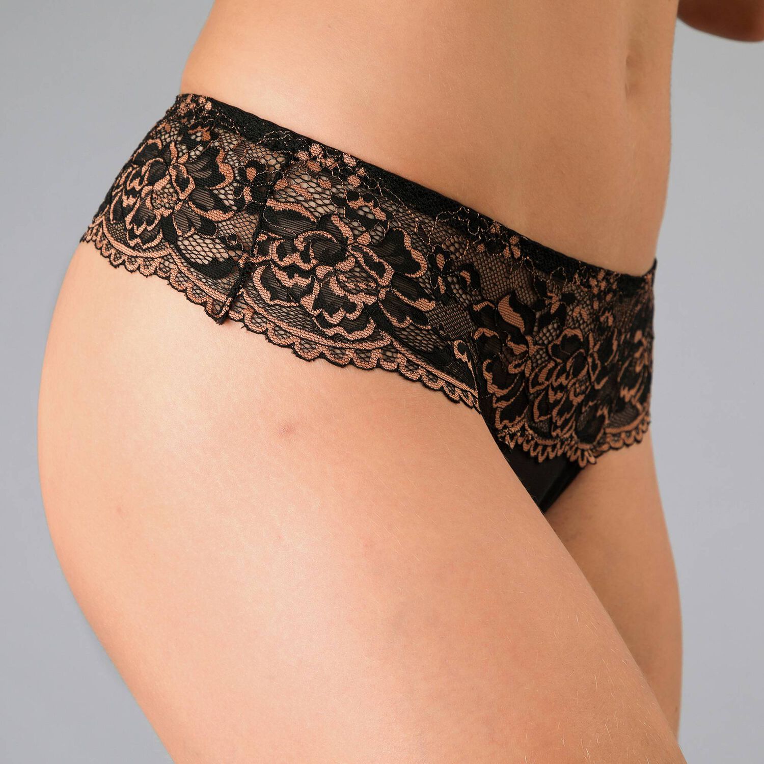 Baby Doll Encaje Con Colaless Flores Mujer 33956-2 image number 5.0