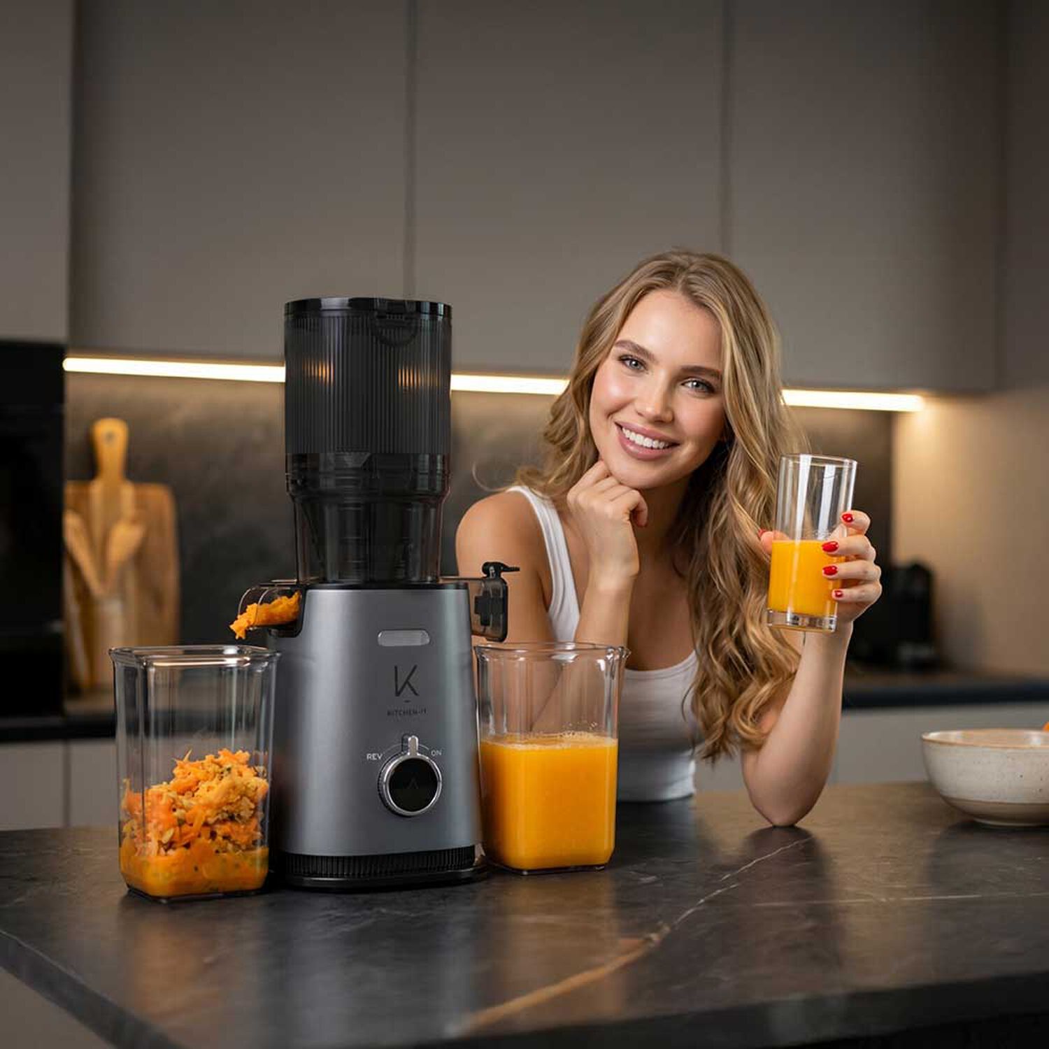 Prensadora De Jugo En Fr&iacute;o Slow Press Pro 200w image number 6.0