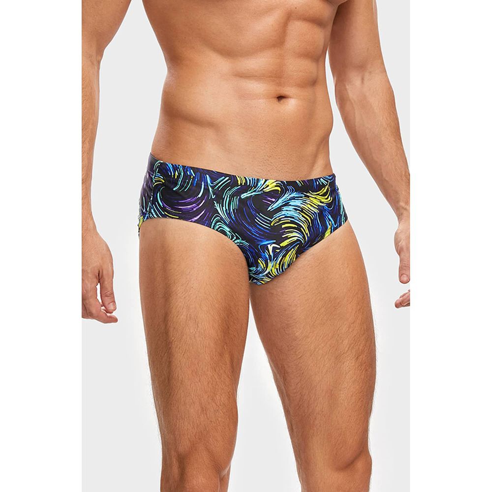 Tie Dye Traje De Ba&ntilde;o El&aacute;stico Sexy Hombre Gloriahoon image number 1.0