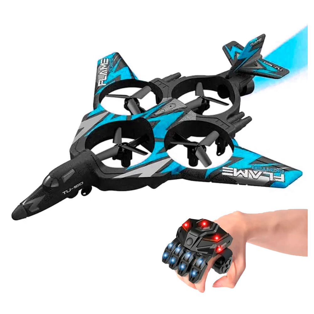 Avion Dron Volador Control Manó Niño image number 0.0