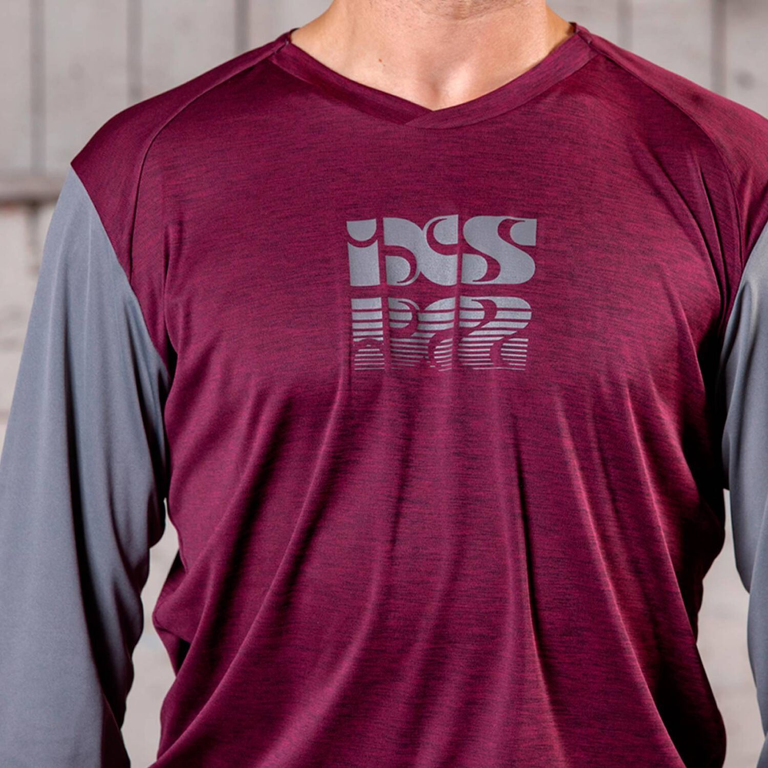 Jersey Ixs Manga Larga Trigger X Raisin Grafito S image number 2.0
