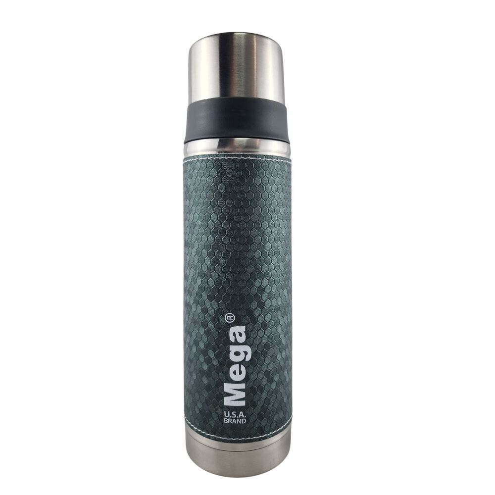 Termo Mega Slim Iv 470ml Acero Inoxidable Bebidas Te Cafe Verde image number 0.0