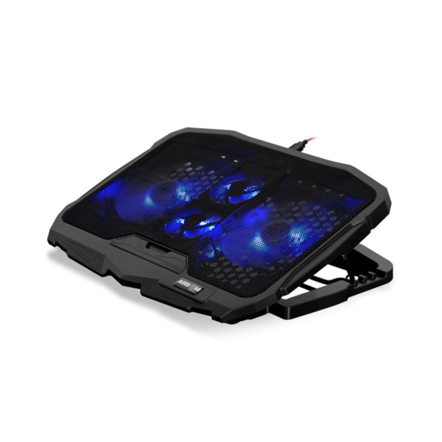 Base Ventilador Notebook S18 Luz Led 2 Puertos Usb image number 1.0