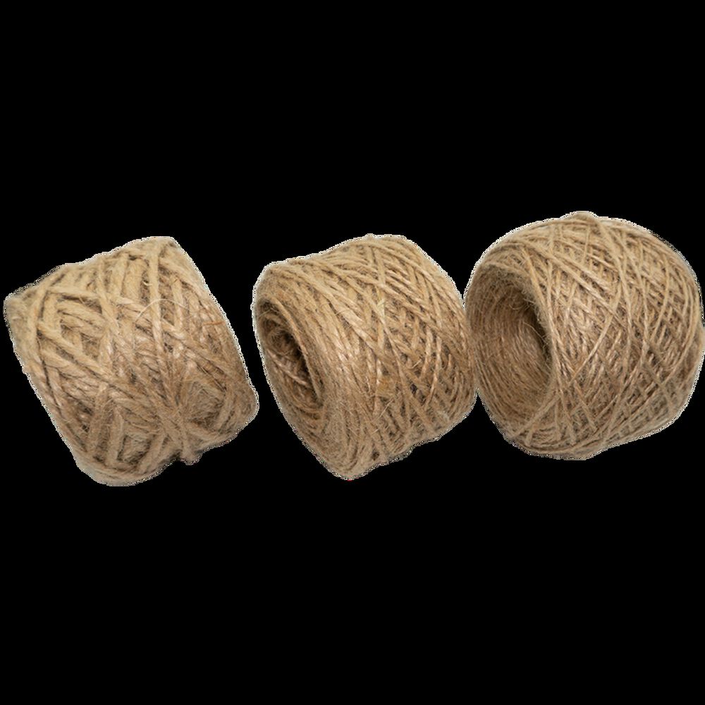 Cordel Yute Natural 1, 2 O 3 Mm (tipo Cañamo) Biodegradable image number 1.0