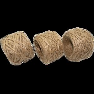 Cordel Yute Natural 1, 2 O 3 Mm (tipo Cañamo) Biodegradable