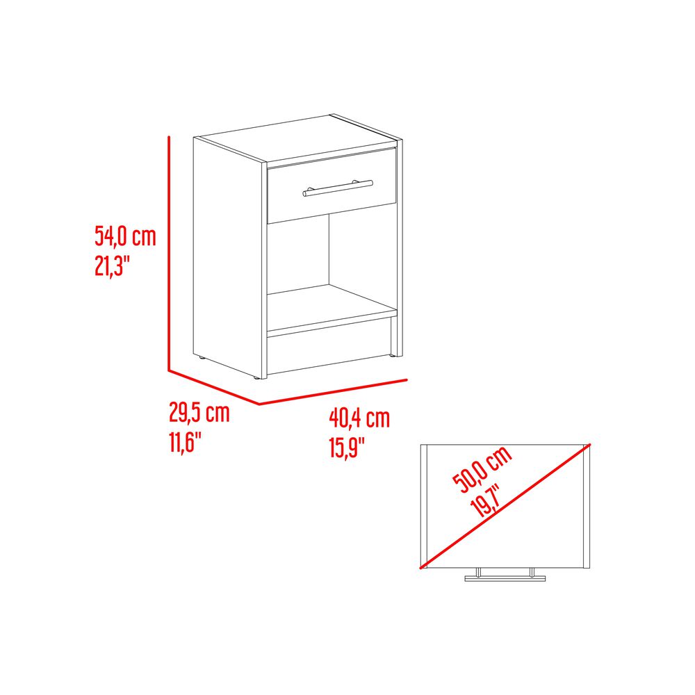 Set Dormitorio Closet 2 Puertas + Velador + Comoda Fm Café Claro image number 7.0