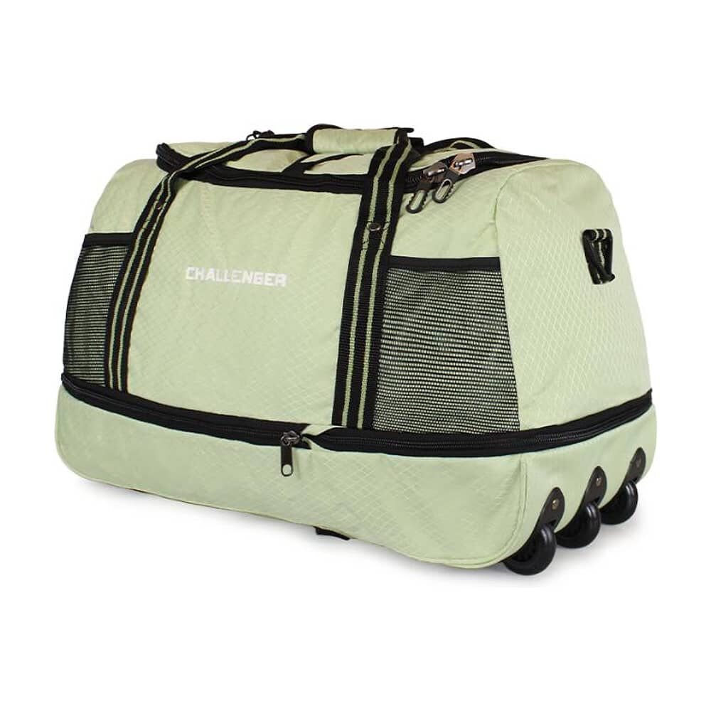 Bolso Tipo Mochila Con Ruedas Challenger Verde image number 1.0