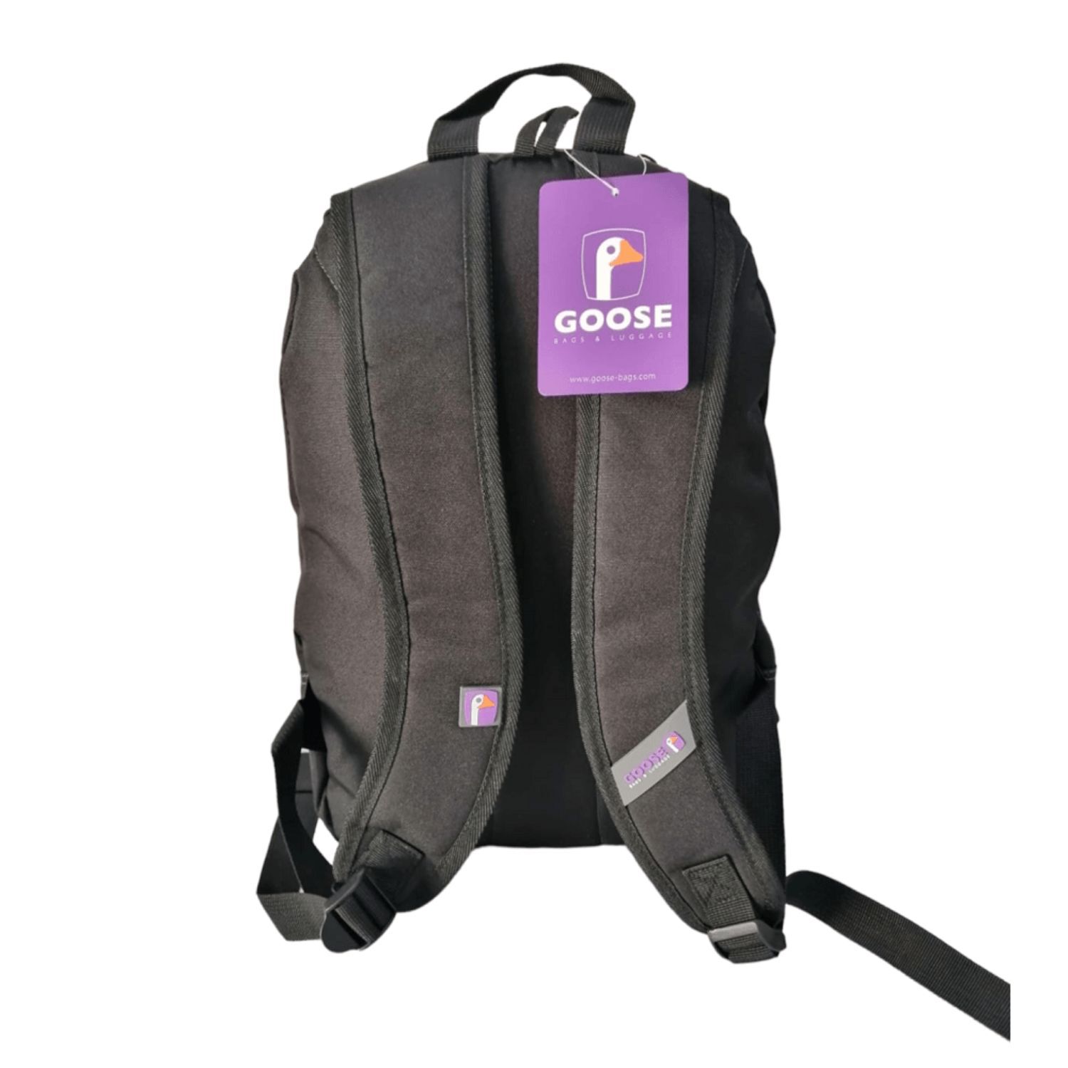 Mochila Negra Casual Resistente Viaje Escolares Unisex image number 3.0