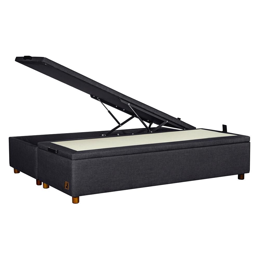 Base Cama Mons Ba&uacute;l 200 Bd Negro / 2 Plazas / Base Dividida image number 3.0