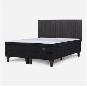Cama Europea Rosen Tempo / King / Base Dividida + Respaldo