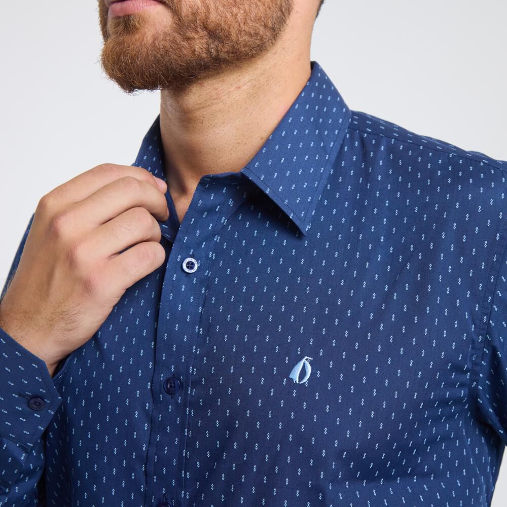 Camisa Estampada Regular Manga Larga Hombre Herald image number 4.0