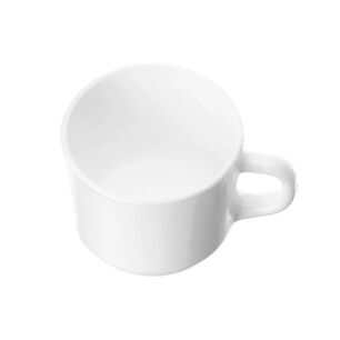 Set De 6 Tazas Desayuno Apilable 280 Ml Opal Vidrio Resistente