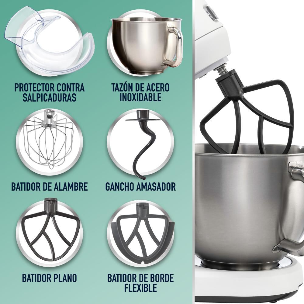 Batidora de Pedestal Oster FPSTSMPL3W-052 / 5.2 Litros / 1000W image number 3.0