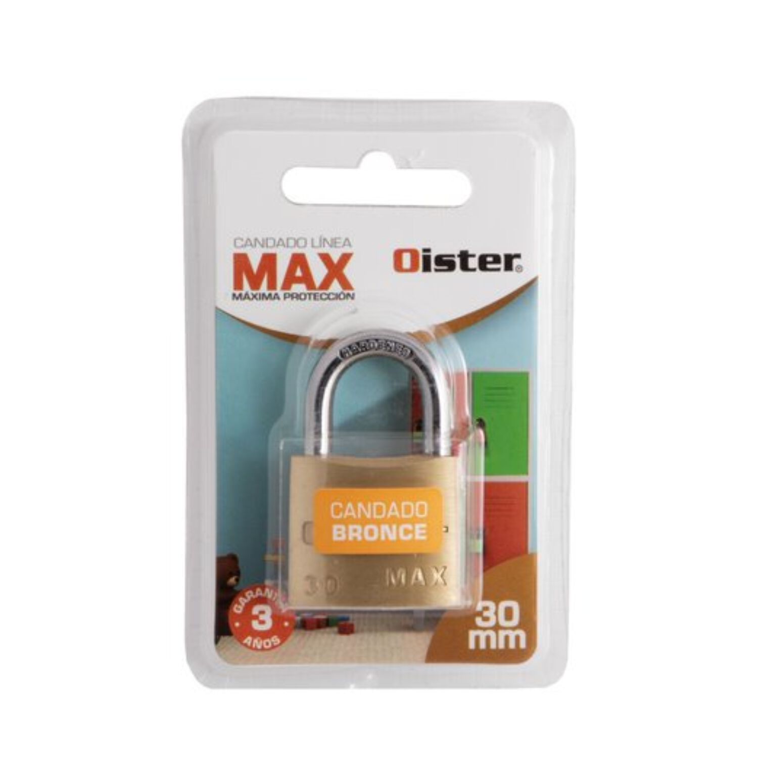 Candado Oister Max 30mm image number 4.0