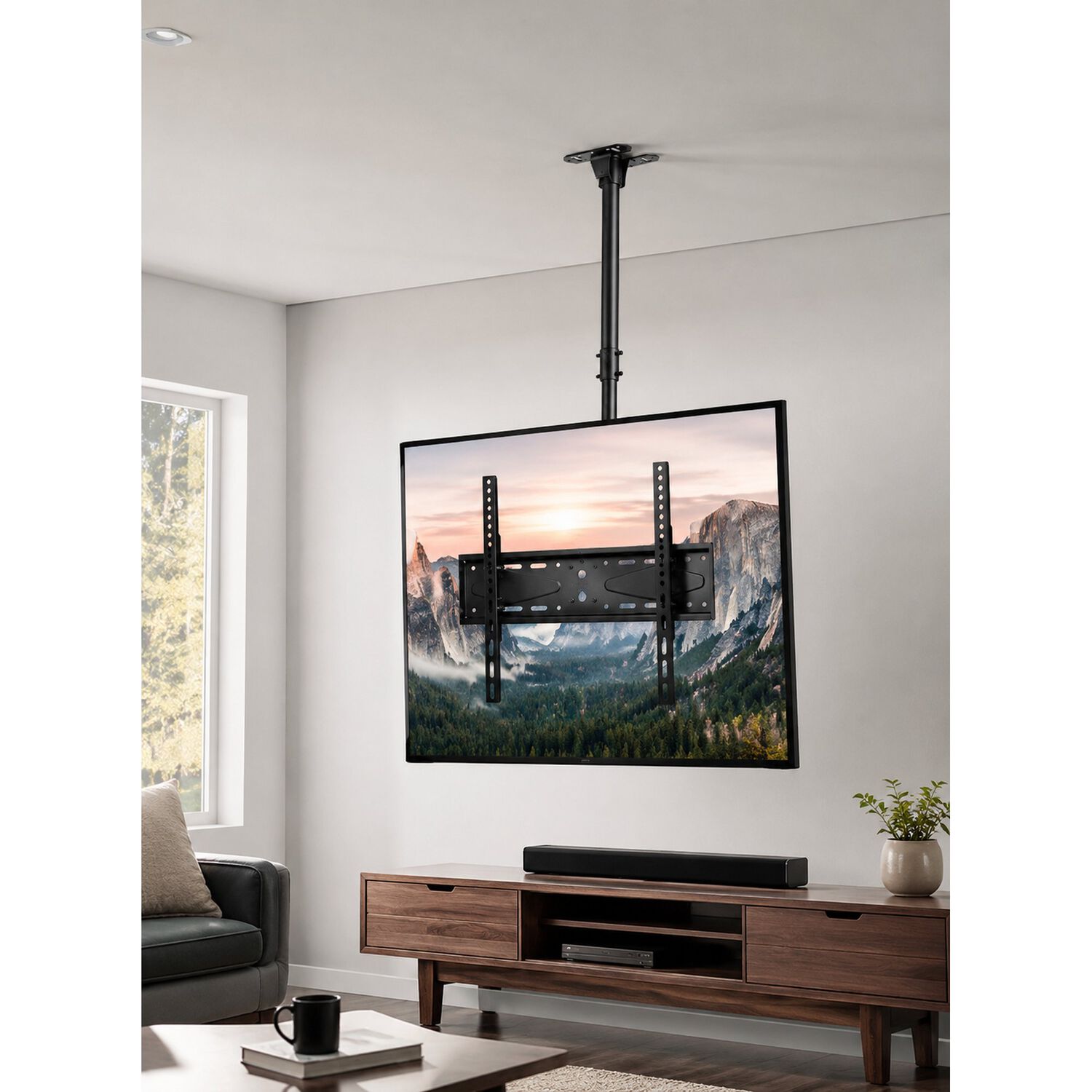 Soporte Tv Techo O Pared Ajustable 32 A 70" Rotaci&oacute;n 360&deg; image number 1.0