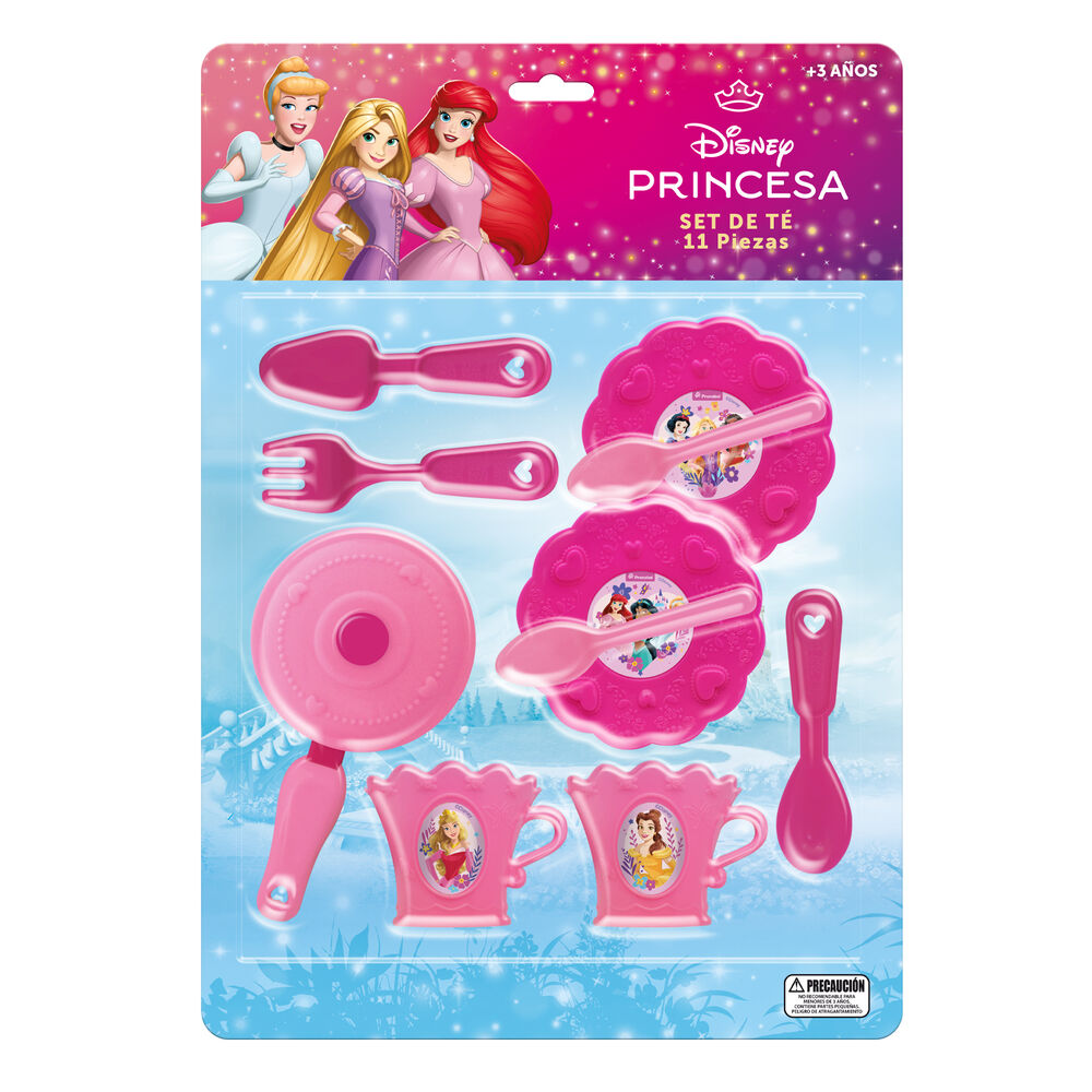 Set De Te 11 Piezas En Blister Princesas Disney - Rosado image number 0.0