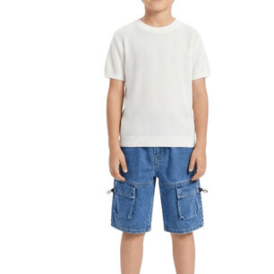 Short Cargo Ni&ntilde;o Con Bolsillos C&oacute;modo Verano