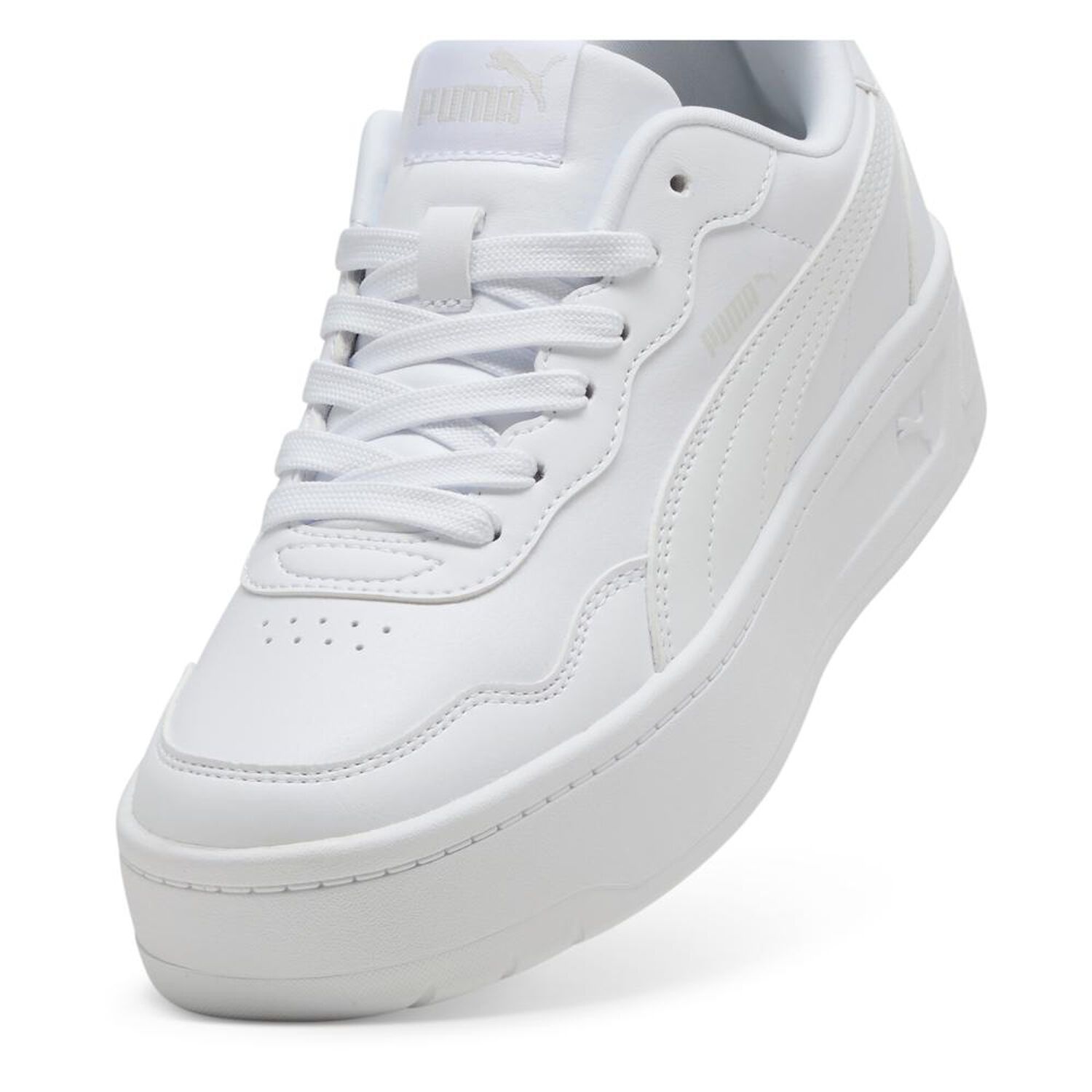 Zapatilla Urbana Mujer Puma Court Classic Blanco image number 3.0