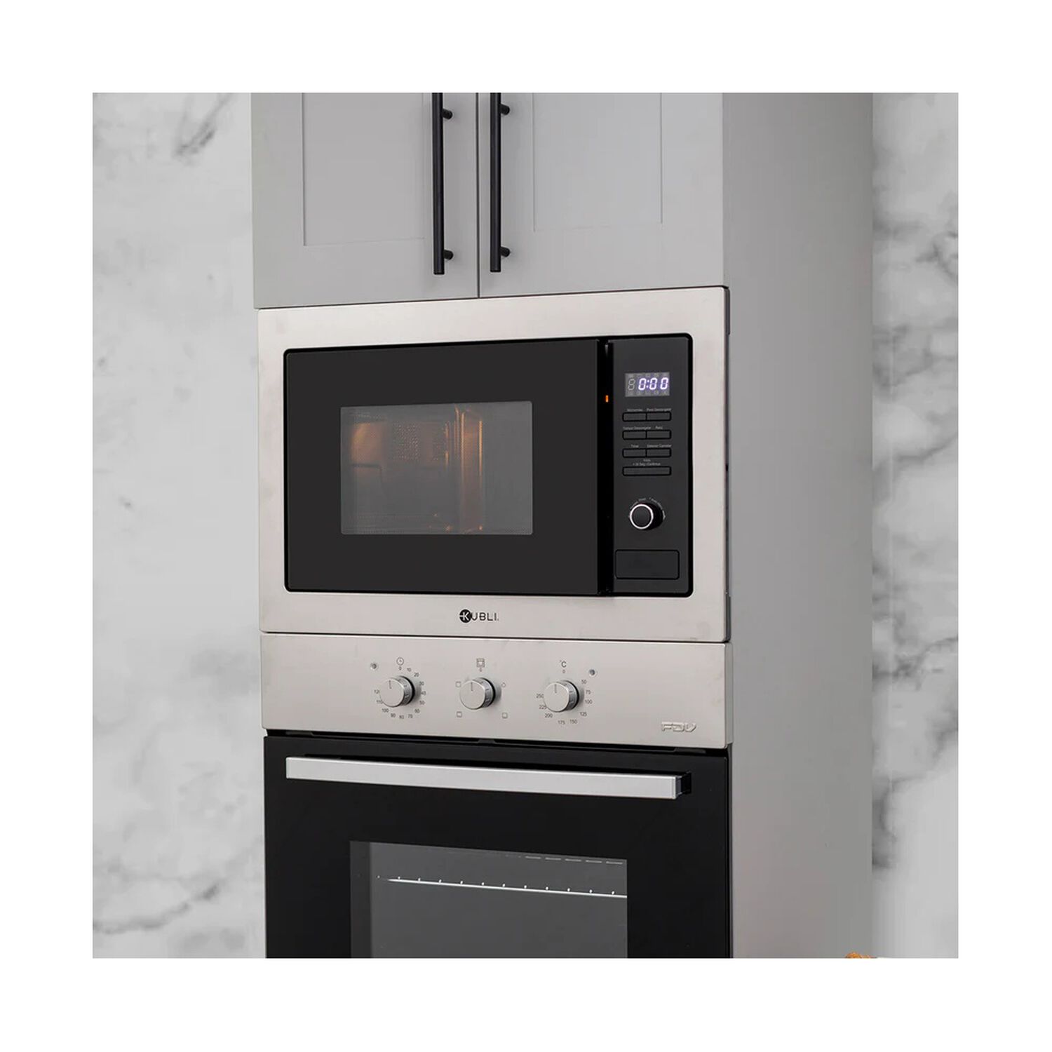 Microondas Empotrado Neu Inox 23 Lts Kubli image number 2.0