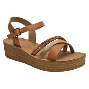 Sandalia Mujer Bruno Rossi Brm0112 Camel