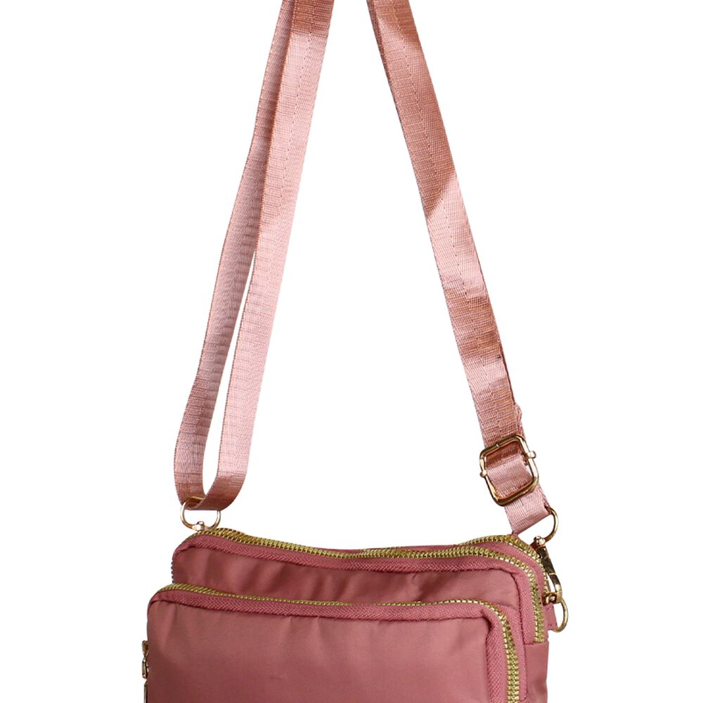 Cartera Bandolera Kim Pink Anabella Sachi image number 2.0