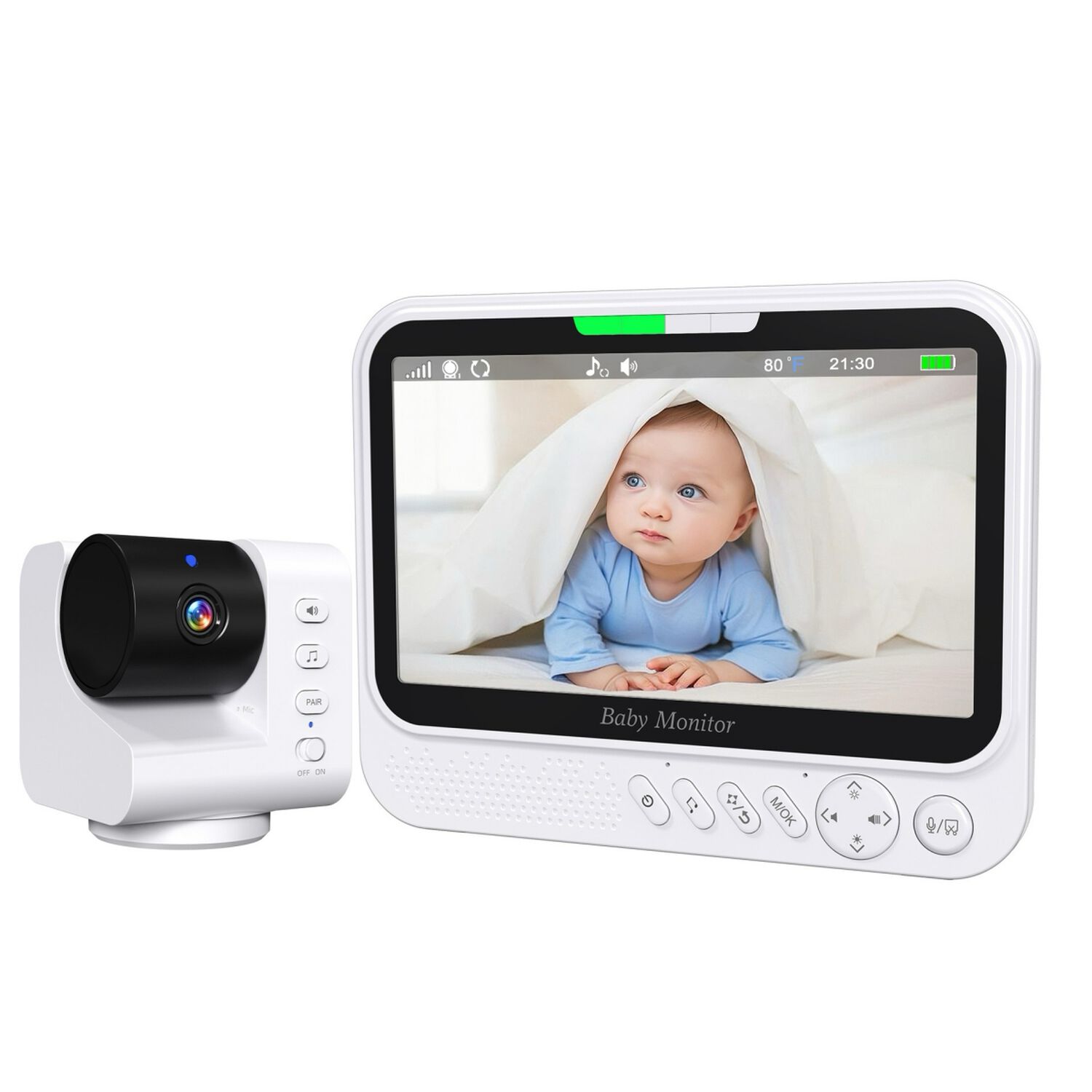 C&aacute;mara Monitor Inteligente Premium 7&Prime;1080p Abm790 Lubabycas image number 0.0