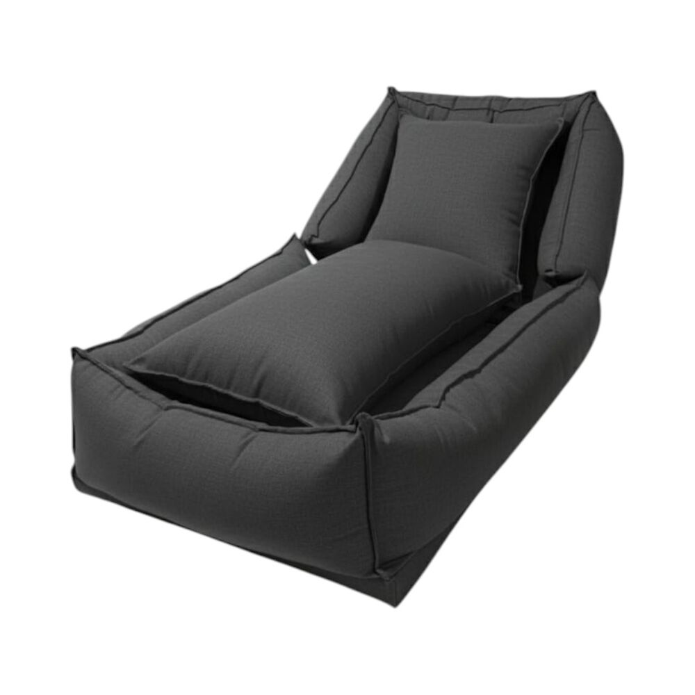 Sofa Cama Bed Lino Gris Oscuro image number 2.0