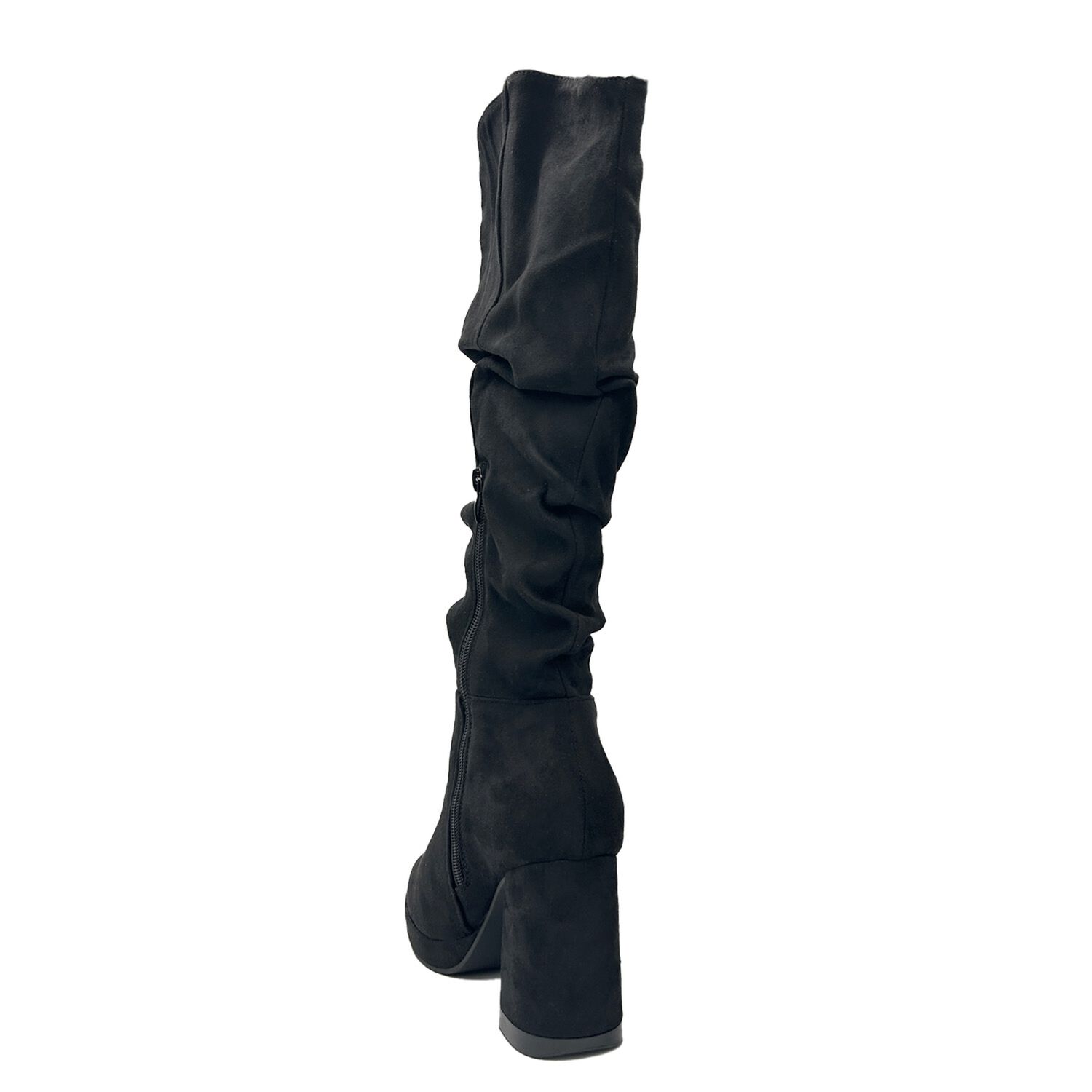 Bota Para Mujer Color Negro Estilo Corrugado. image number 3.0