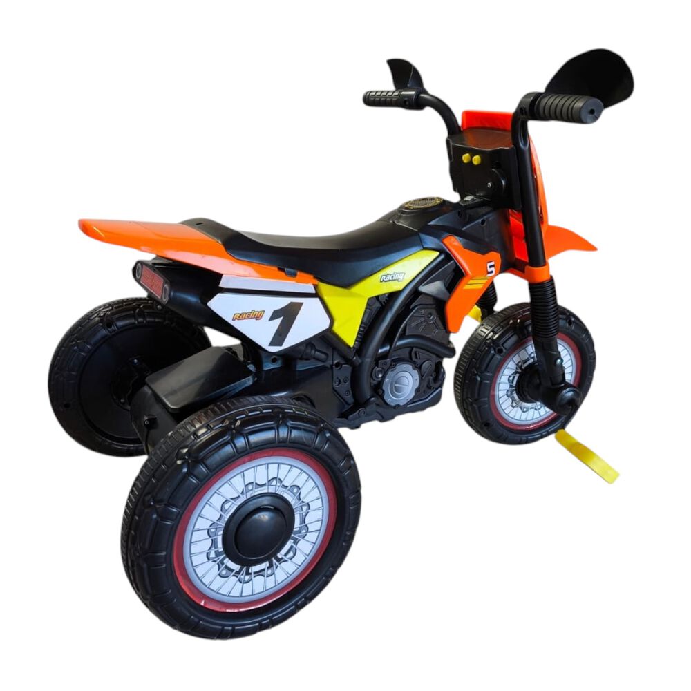 Triciclo Infantil Tipo Moto 3 Ruedas Naranjo image number 5.0