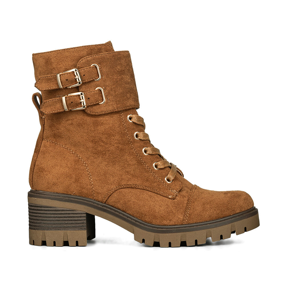 Botin Casual Mujer Tacon Grueso Vintage Weide Hx505 image number 0.0