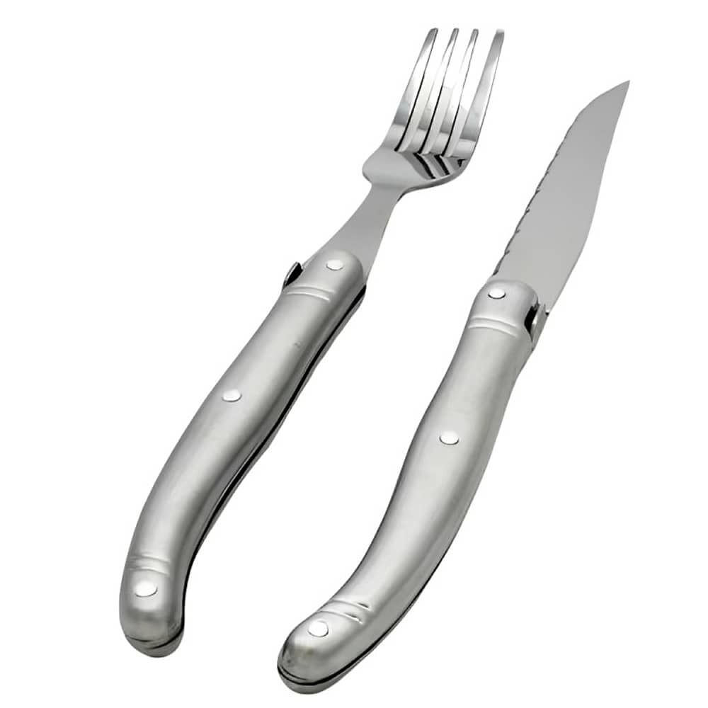 Set 12 Piezas Cubierto Cuchillo Carne Montpellier Acero Inox image number 0.0