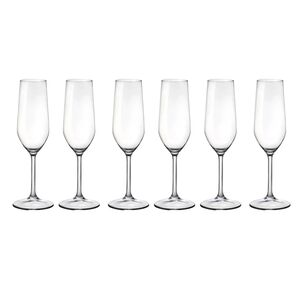 Set 6 Copas Flute Montepulciano Valley De 195ml Hausmann