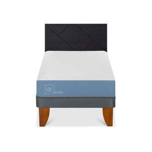 Cama Europea Cic Excellence / 1.5 Plazas / Base Normal + Respaldo