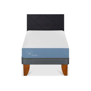 Cama Europea Cic Excellence / 1.5 Plazas / Base Normal + Respaldo