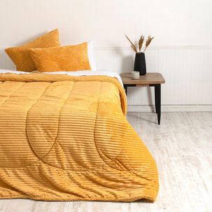 Plumon Corduroy Coral Sherpa King Amarillo