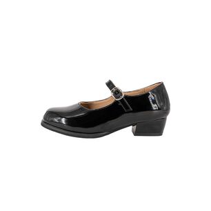 Zapato Infantil Cueca Negro Charol Alquimia