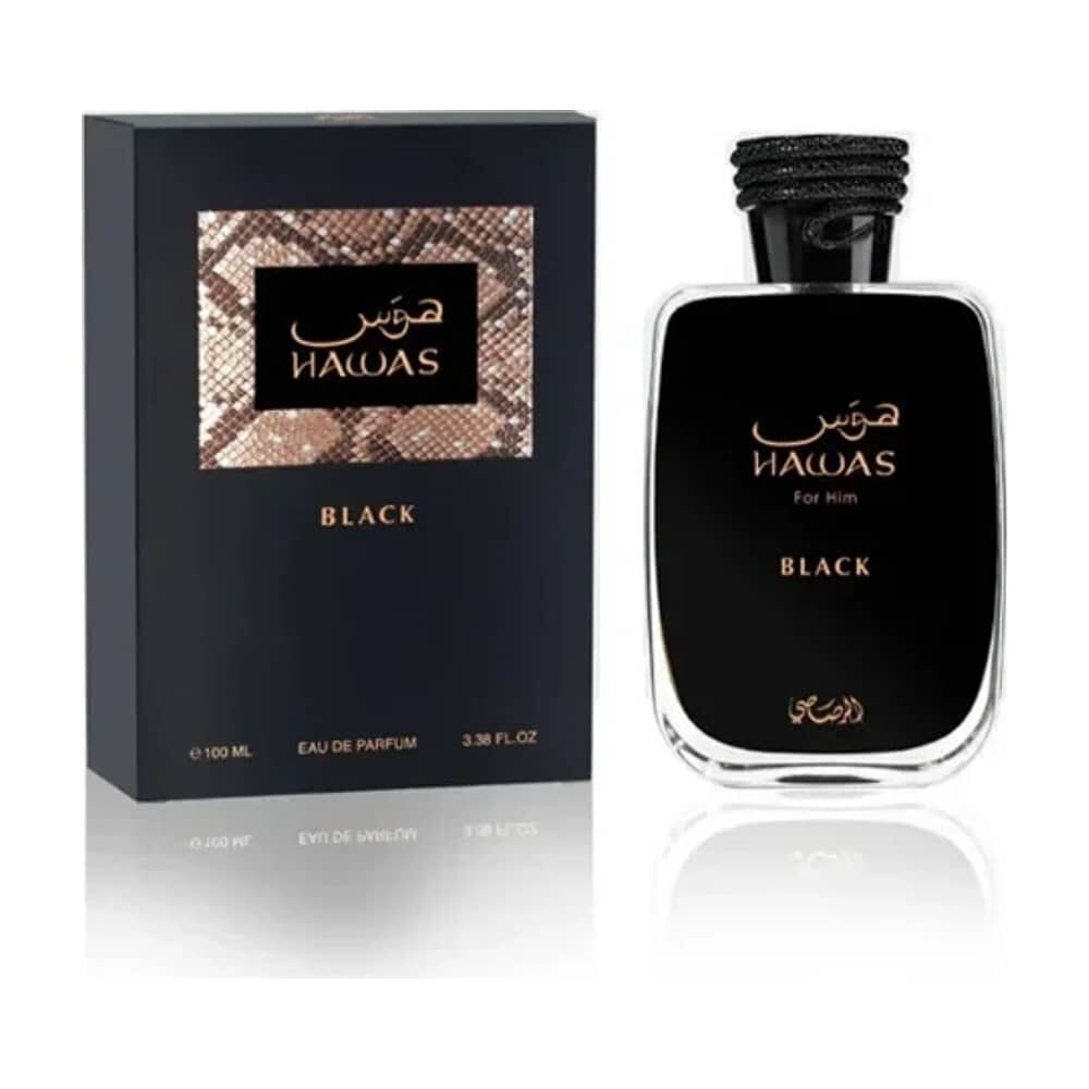 Rasasi Hawas Black Men Edp 100ml image number 0.0